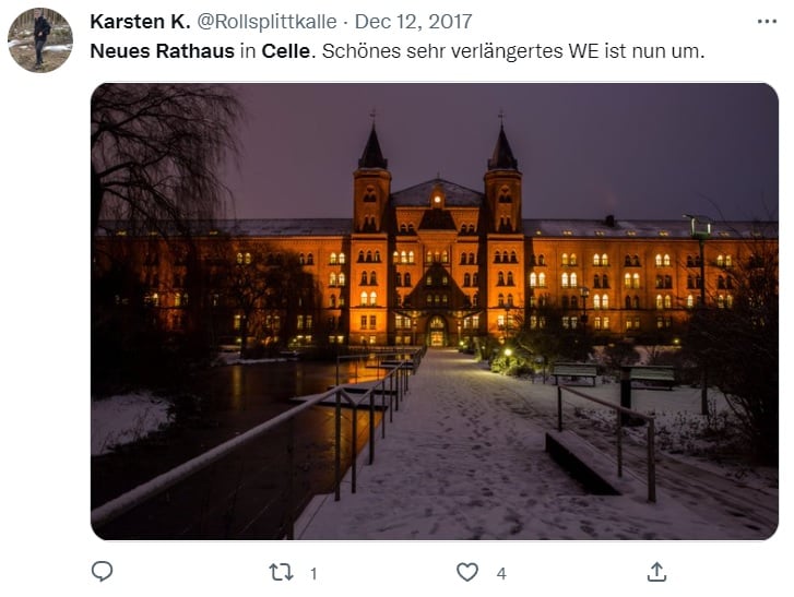 El Celle Neues Rathaus podía acomodar hasta 1200 soldados