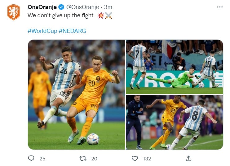 Argentina vs Holanda: 'La naranja mecánica' intenta, pero...