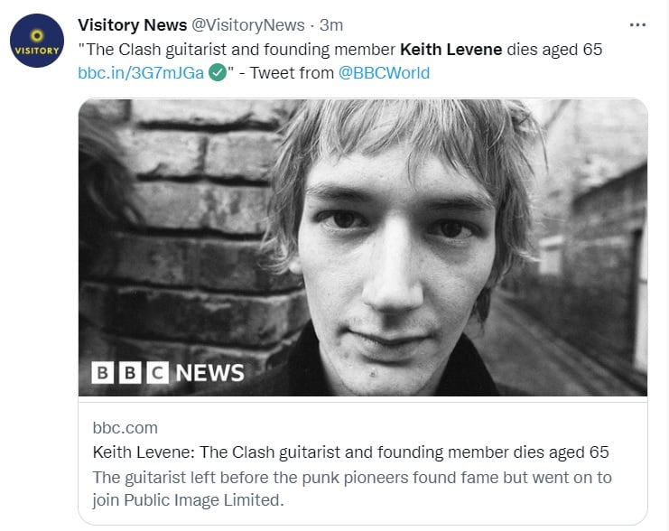¿Por qué se fue Keith Levene de The Clash?