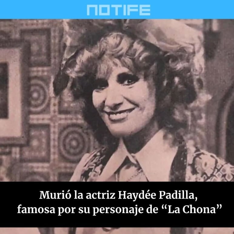 Los últimos años de Haydée Padilla