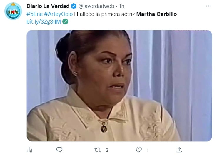 Descanse en paz, Martha Carbillo