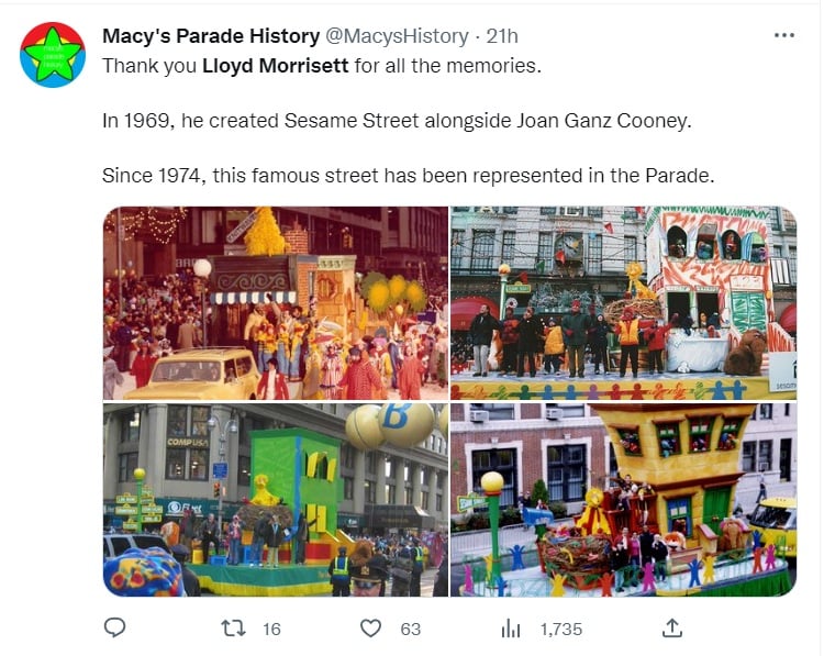 Express their condolences after the death of Lloyd Morrisett