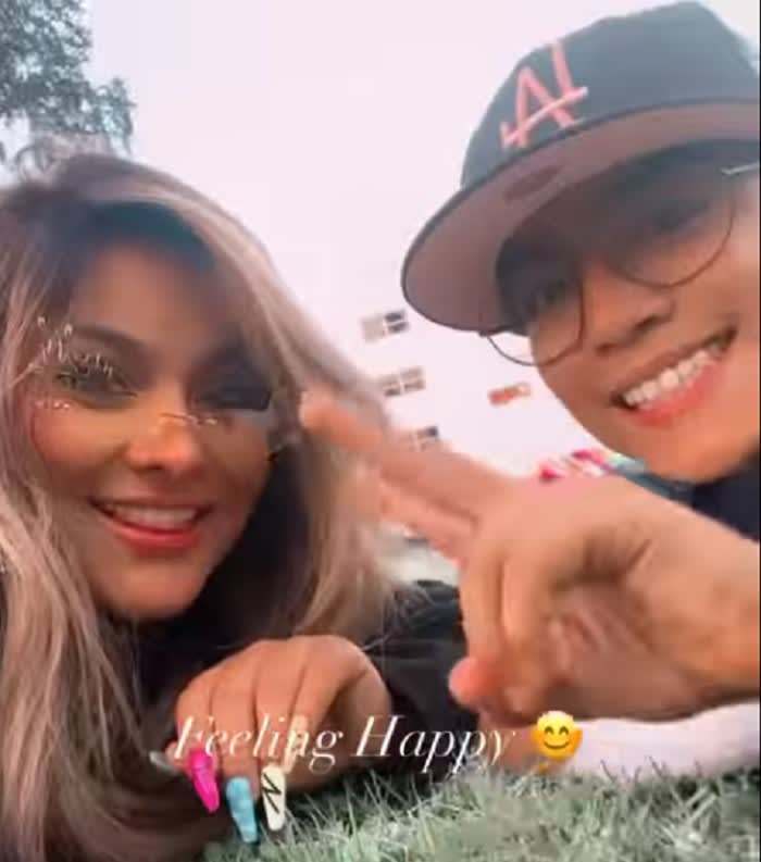 Mayeli Alonso appears with "his King"