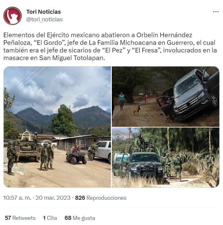 MUERE 'EL GORDO' EN ENFRENTAMIENTO