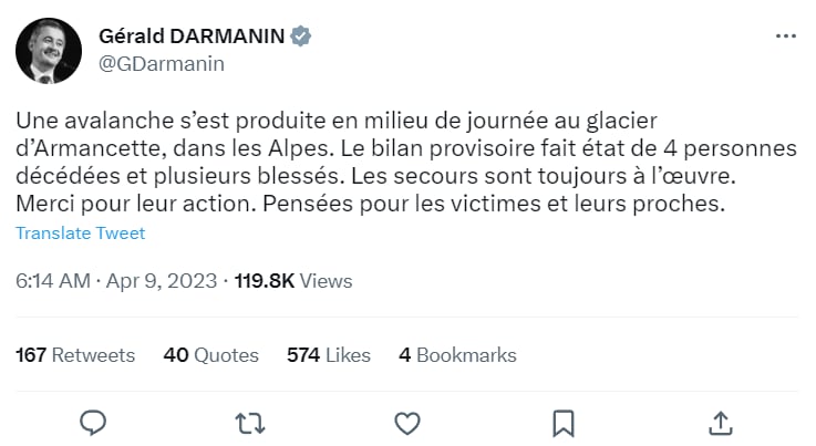 AVALANCHA EN LOS ALPES PROVOCA VÍCTIMAS