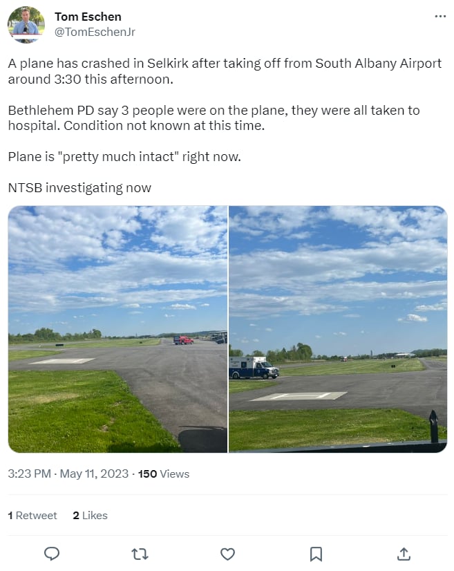 AVIONETA TERMINA ESTRELLÁNDOSE