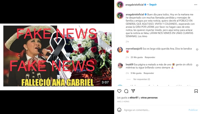 WHAT HAPPENED TO ANA GABRIEL?