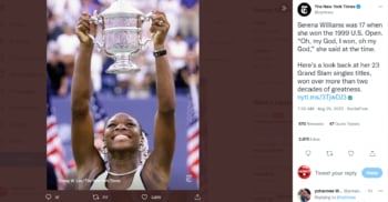 SERENA WILLIAMS CAUSA FUROR