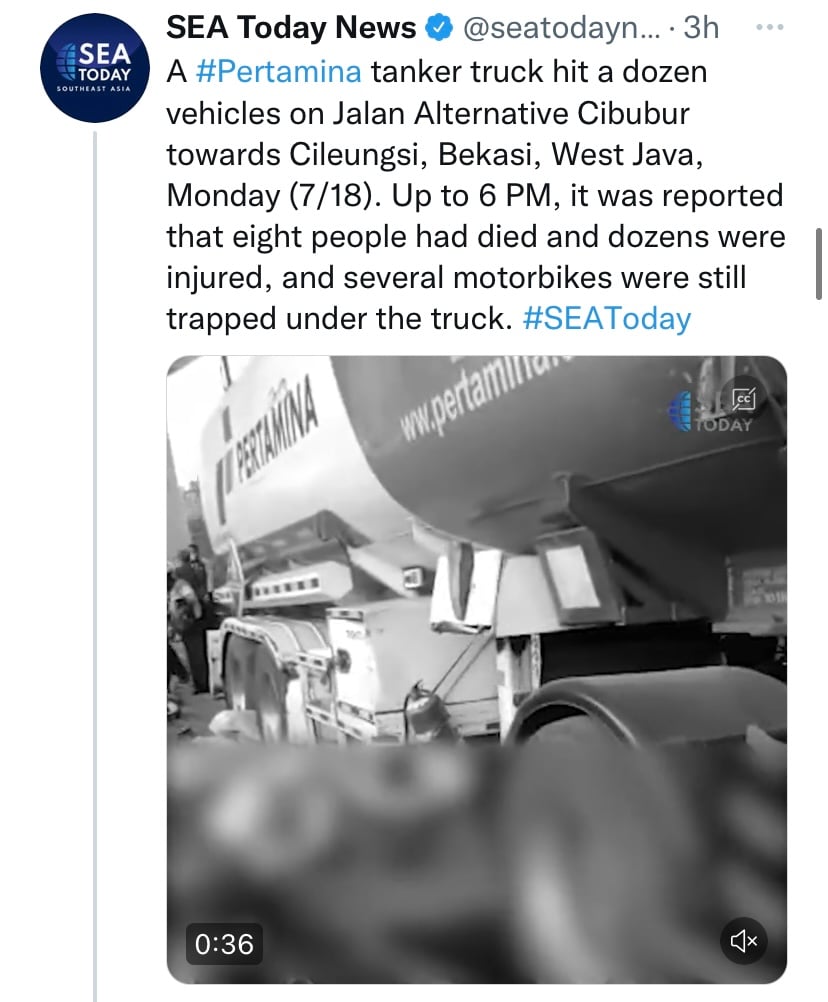 Multiple injuries and deaths in brutal accident
