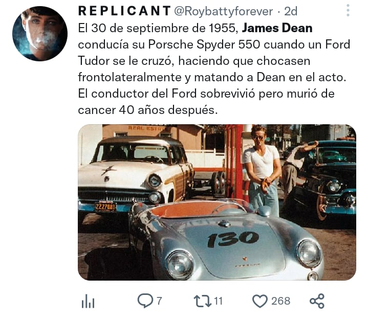 Autopsia James Dean
