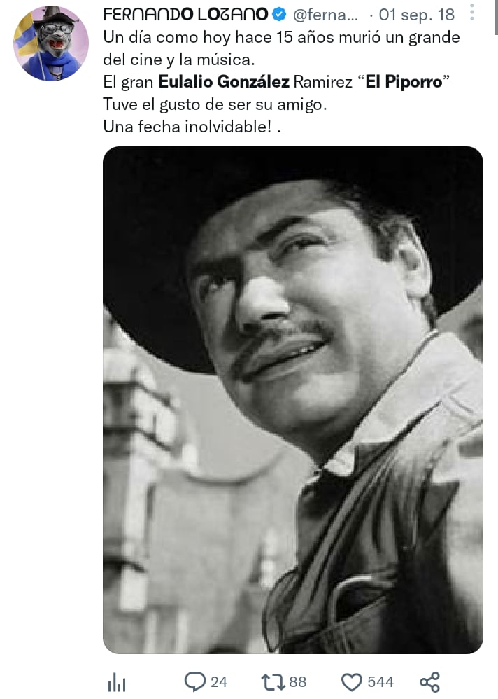 This was the career of 'El Piporro' before his death