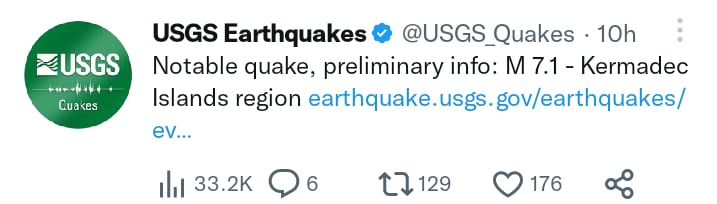 Sismo 7.1 Nueva Zelanda