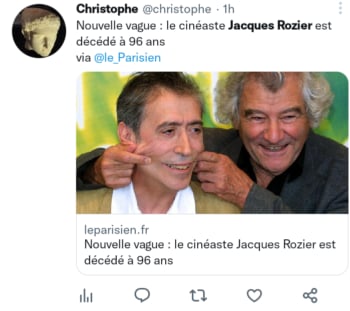 El cineasta deja un gran legado dentro del cine francés