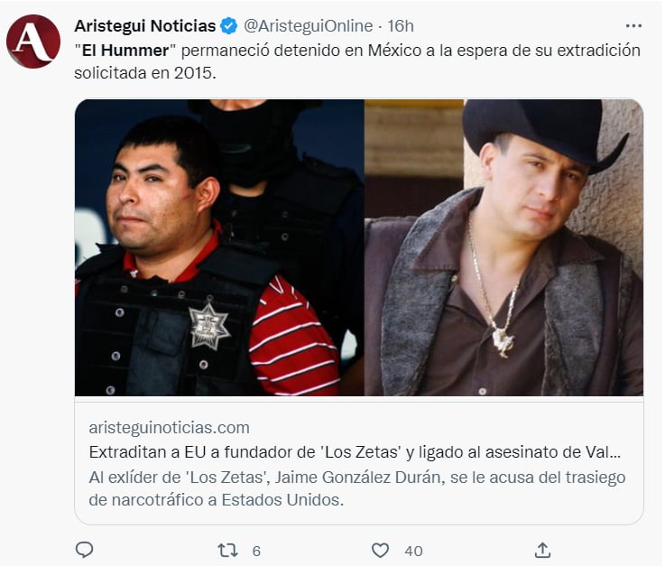 In which cartel was he working?