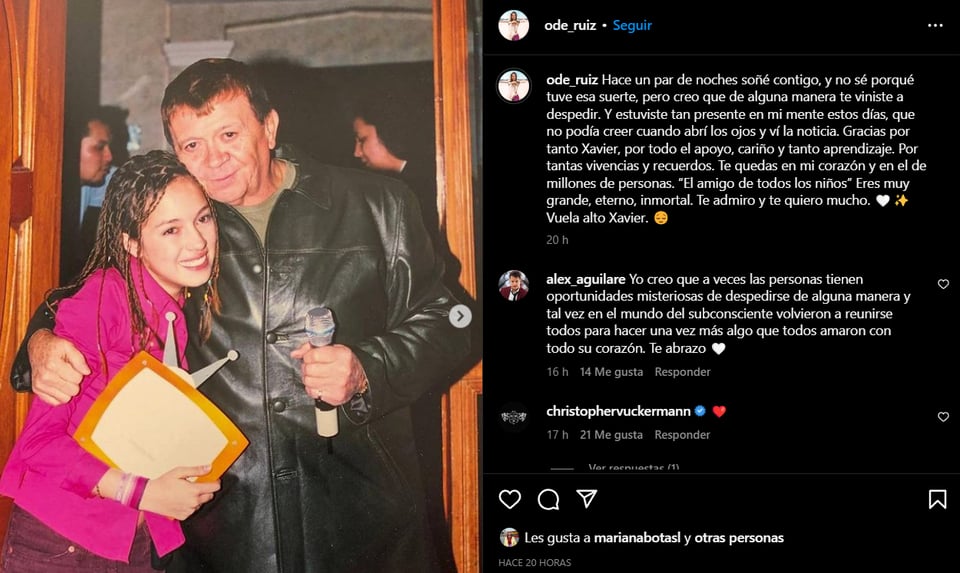 "Thank you for so much Xavier"