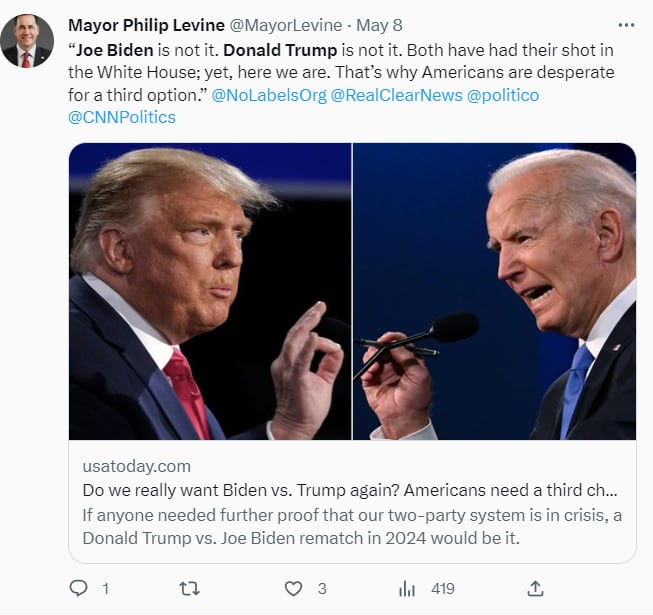 BIDEN LE GANA A TRUMP EN NUEVA ENCUESTA