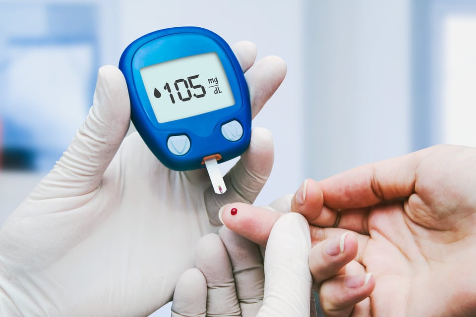 diabetes, test, finger, needle, monitor