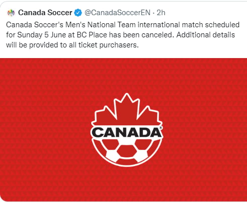 Canada cancels game: Trudeau didn't want them to play