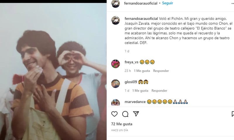 Pierde a alguien cercano a él