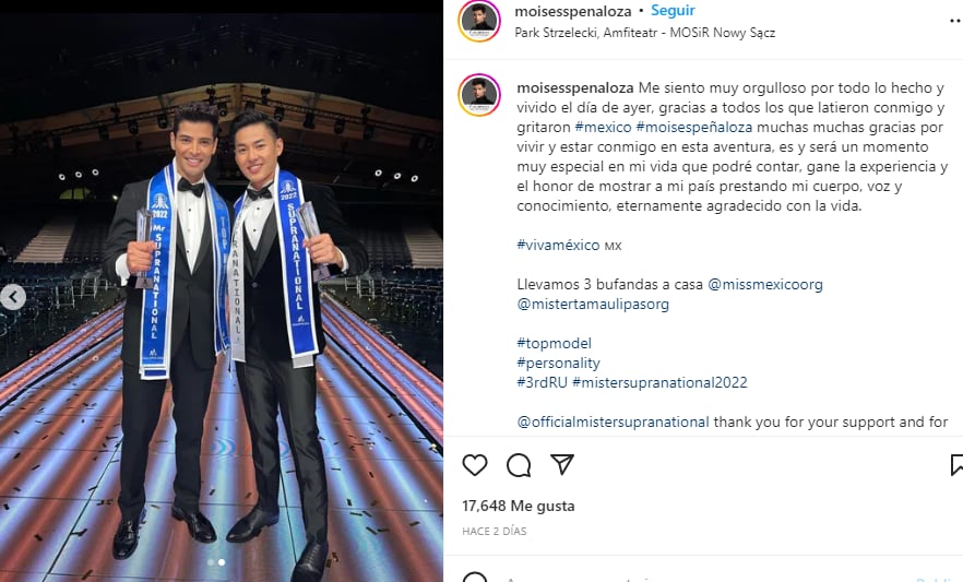 Moisés Peñaloza más guapo: México orgulloso de él