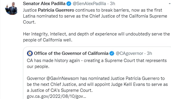 Fue la primera latina en llegar a la Corte Suprema de California