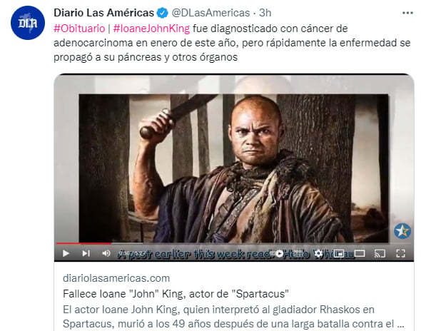 Ioane 'John' King: Compañeros le dan un último adiós