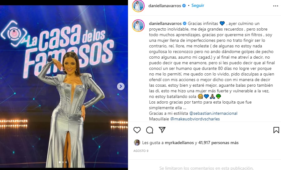 Daniella Navarro defiende: ¿Qué fue lo que hizo Daniella?