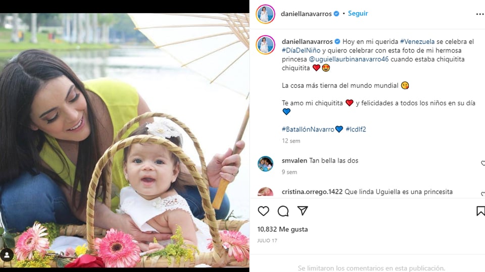 Daniella Navarro defiende: No duda en abogar por él