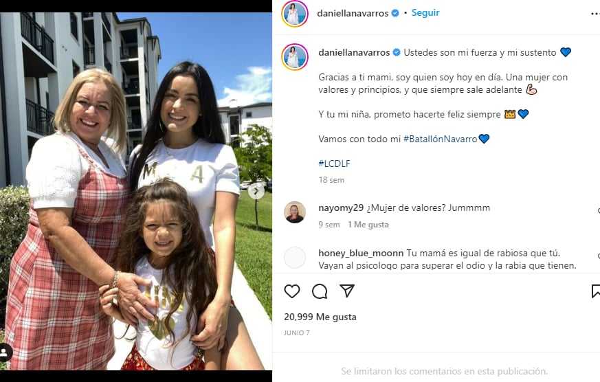 ¿Quién es la expareja de Daniella?