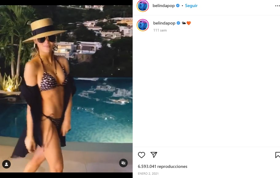 Fotos Belinda en bikini: Lo que dejó ir el futbolista