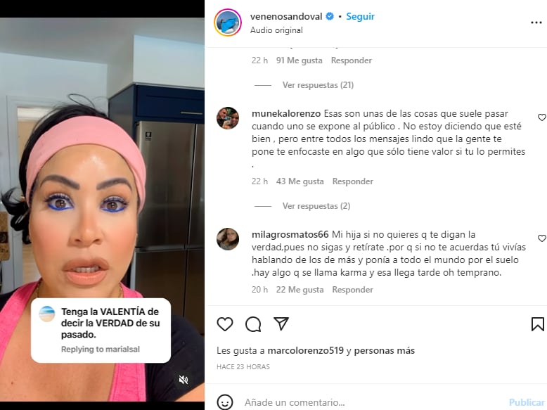 Carolina Sandoval hizo demanda: Sus seguidores no la apoyaron