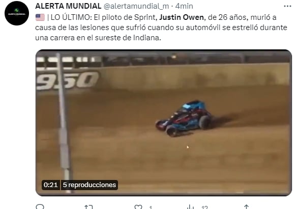 Muere deportista Justin Owen: Todos lo van a extrañar