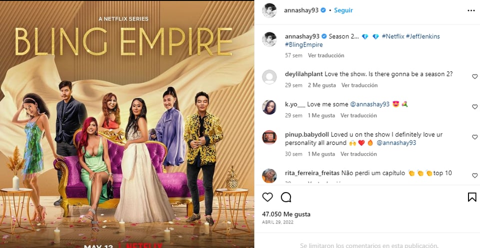 ¿Qué es Bling Empire?
