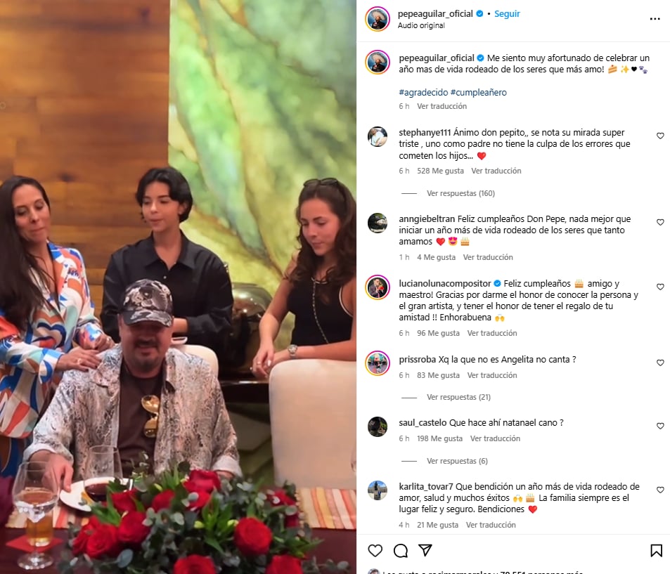 Pepe Aguilar birthday, Christian Nodal, Aguila family, Celebration, MundoNow