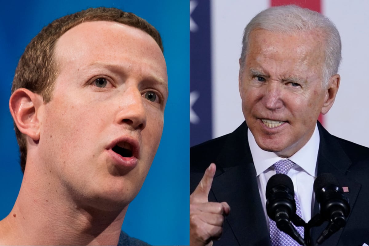 Joe Biden, Mark Zuckerberg