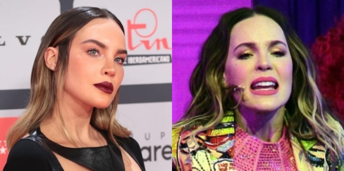 Belinda joined a bleached eyebrow trend