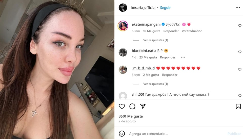 Kesaria Abramidze, Beka Dzhaiani, novio, asesino, MundoNOW