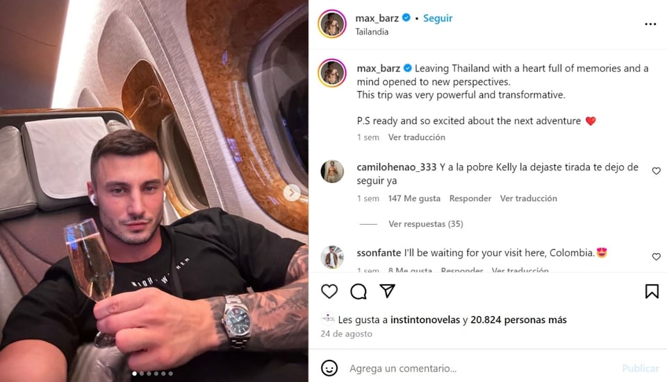 Ricky Martin Max Barz, social networks, Instagram, OnlyFans, MundoNOW