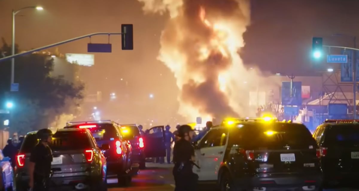 Disturbios Los Ángeles: Celebración Dodgers termina en caos