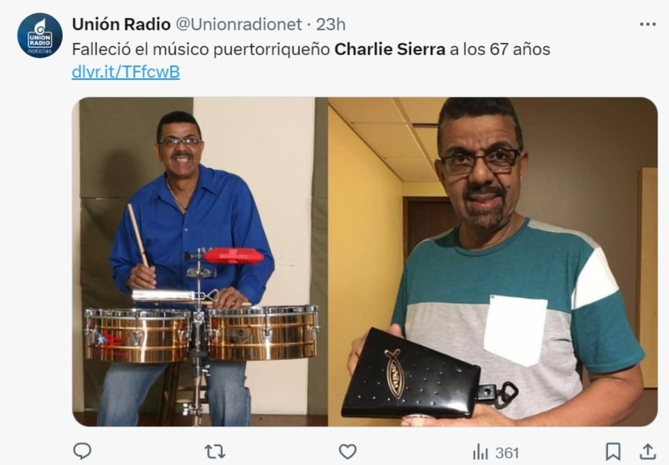 Charlie Sierra, Andy Montañez, Bobby Cruz, Celia Cruz, MundoNOW