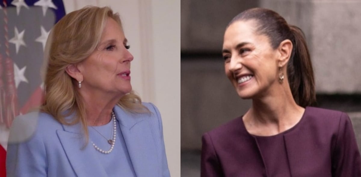 Claudia Sheinbaum Jill Biden, presidenta, México, EEUU, MundoNOW