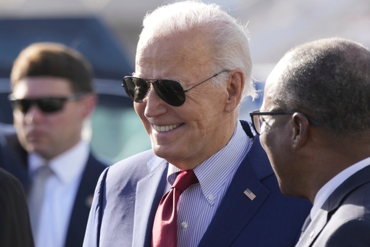 Biden reaparece tras darle el perdón a su hijo y le notan algo en su rostro
