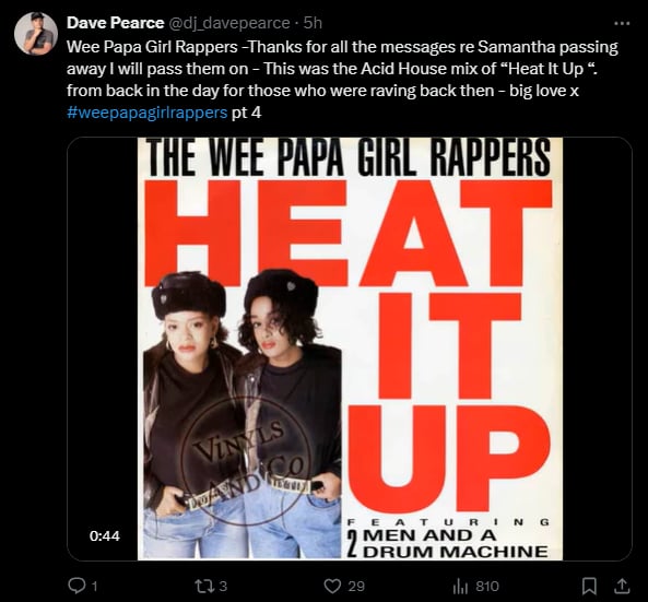 Fallece, Samantha Lawrence,,Pionera del Hip Hop, Británico