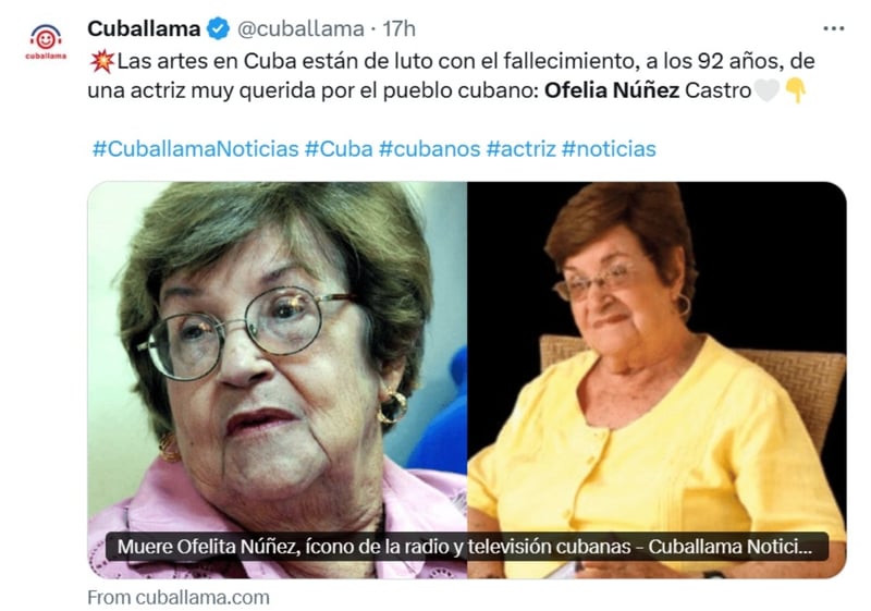 Ofelia Núñez Castro, radio, television, Havana, MundoNOW