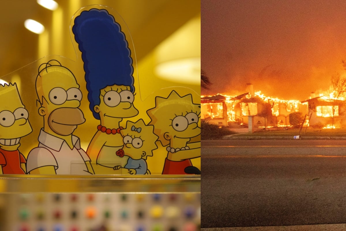 The Simpsons allegedly predicted fires in California
