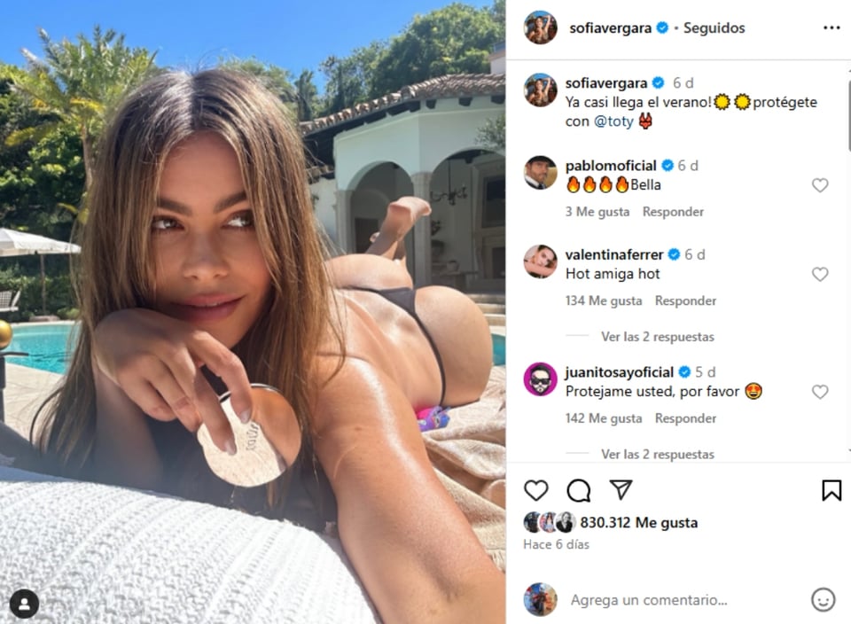 Sofía Vergara bikini, MundoNOW