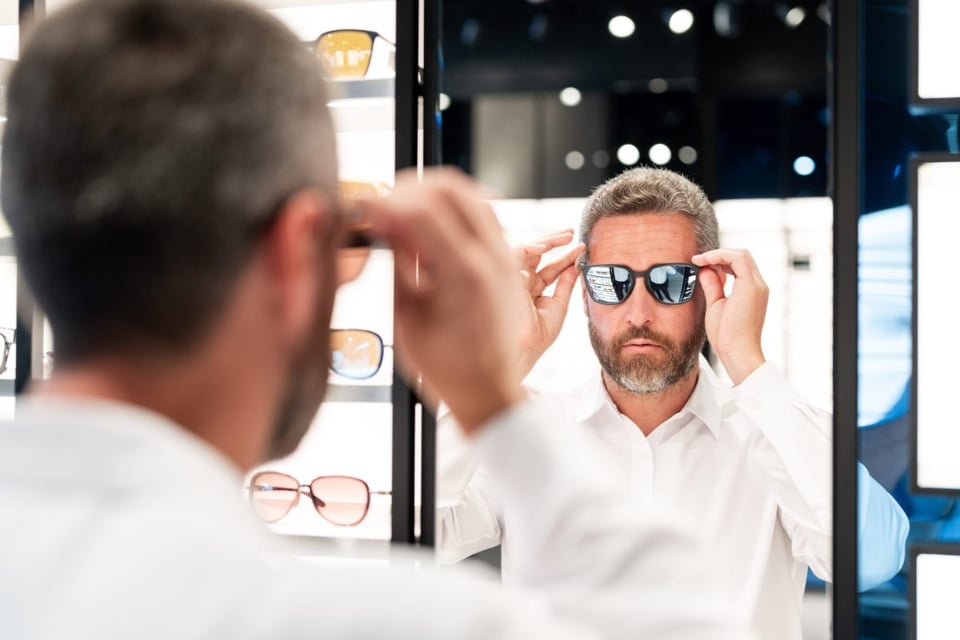 gafas, inteligente, lentes, sol, ver