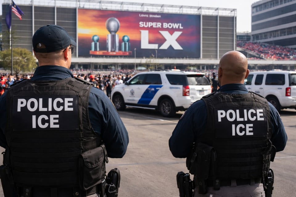 Desplegarán operativo del ICE en el Super Bowl