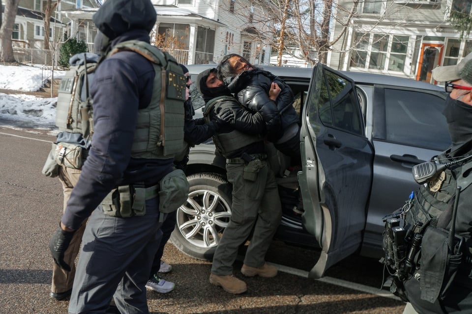 Arrestos grabados de la Patrulla Fronteriza en St. Paul