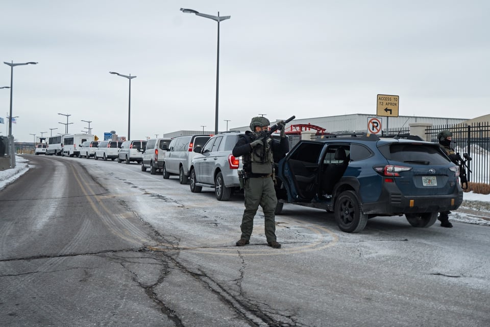 Arrestos grabados de la Patrulla Fronteriza en St. Paul